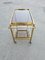 Vintage French Art Deco Gilt Bronze Bar Trolley by Maison Bagués, 1950s 8