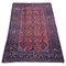 Antique Hand-Knotted Baluch Woolen Rug, 1890s 1