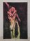 Silvia Volpini, Homoerotic Scene with Three Male Nude Figures, 1991, Oil Pastel on Canvas, Image 3