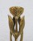 Sculptural Brutalist Iris-Shaped Candleholder by Heinz Goll, 1960s 7