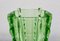 Vaso scultoreo Art Déco in vetro verde, anni '60, Immagine 6