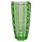 Art Deco Green Glass Sculpural Vase, 1960s 1