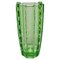 Art Deco Green Glass Sculpural Vase, 1960s, Image 1