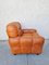 Club chair vintage in pelle color cognac, Italia, anni '70, Immagine 12