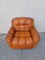 Vintage Italian Club Chair in Cognac Leather, 1970s 14