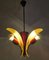 Mid-Century Modern 3-Arm Chandelier attributed to Fog and Morup, Denmark, 1950s 10