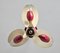 Mid-Century Modern 3-Arm Chandelier attributed to Fog and Morup, Denmark, 1950s, Image 3
