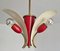 Lampadario Mid-Century moderno a tre braccia attribuito a Fog and Morup, Danimarca, anni '50, Immagine 12