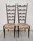 High Backrest Chiavari Chairs in Mahogany attributed to Paolo Buffa Pair, Italy, 1950s, Set of 2, Image 2