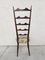 High Backrest Chiavari Chairs in Mahogany attributed to Paolo Buffa Pair, Italy, 1950s, Set of 2 8