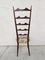 High Backrest Chiavari Chairs in Mahogany attributed to Paolo Buffa Pair, Italy, 1950s, Set of 2, Image 8