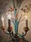 Large Hollywood Regency Tole Sconces with Lilly Flowers, Italy, 1960s, Set of 2 11