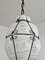 Vintage Mouth-Blown Murano Caged Glass Lantern attributed to Archimede Seguso, Italy, 1940s 7