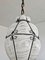 Vintage Mouth-Blown Murano Caged Glass Lantern attributed to Archimede Seguso, Italy, 1940s, Image 7