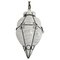 Vintage Mouth-Blown Murano Caged Glass Lantern attributed to Archimede Seguso, Italy, 1940s, Image 1