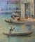 Dopo Francesco Guardi, Dogana di Venezia, Olio su tela, Fine '700-inizio '800, Con cornice, Immagine 6