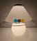 Lámpara de mesa Mid-Century moderna de cristal de Murano en forma de hongo, Italia, años 70, Imagen 12