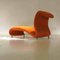 Mid-Century Orange Chaise Longue by Verner Panton for Storz & Palmer, 1960s 3