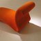 Chaise longue Mid-Century arancione di Verner Panton per Storz & Palmer, anni '60, Immagine 7