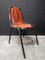 Leather Dining Chairs attributed to Dalvera in the style of Charlotte Perriand, France, 1950s, Set of 3, Image 4