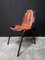 Leather Dining Chairs attributed to Dalvera in the style of Charlotte Perriand, France, 1950s, Set of 3, Image 2