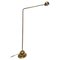 Adjustable Gooseneck Brass Floor Lamp attributed to Fischer Leuchten, Germany, 1960s 1