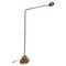 Adjustable Gooseneck Brass Floor Lamp attributed to Fischer Leuchten, Germany, 1960s, Image 1