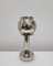 Small Space Age Table Lamp Done in Chrome with Revolving Shade, Italy, 1970s 7