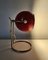 Lámpara de mesa con globo ocular rojo de la era espacial atribuida a Abo Randers, Dinamarca, años 60, Imagen 5
