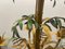 Faux Bamboo Tole Palm Tree Chandelier, France, 1950s, Image 7