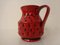 Italienische Erdbeer Keramik Vase oder Krug von Fratelli Fanciullacci für Bitossi, 1960er 6