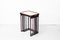 Secessionist Nesting Tables with Hammered Brass Table Tops by Josef Hoffmann for Jacob & Josef Kohn, 1906, Set of 4 45