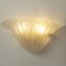 Fan-Shaped Wall Light in Silk-Colored Murano Glass, Italy, 1990s, Image 7