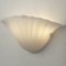 Fan-Shaped Wall Light in White Murano Glass, Italy, 1990s, Image 5