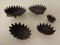 Hedgehog Ashtrays, 1950s, Set of 6 5