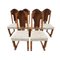 Modernist Style Chairs, Set of 6, Image 1