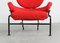 PL19 or Tre Pezzi Lounge Chair in Red Fabric by Franco Albini for Poggi, 1970s 8