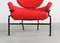 PL19 or Tre Pezzi Lounge Chair in Red Fabric by Franco Albini for Poggi, 1970s, Image 8