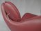 Red Leather Ds-151 Lounger from de Sede, 2000s 9