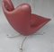 Red Leather Ds-151 Lounger from de Sede, 2000s 8