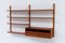 Modernes dänisches modulares Teak Wandregal mit 2 Ablagen von Poul Cadovius für Cado, 1960er, 10 Set 1