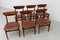 Danish Rosewood Dining Chairs by E.W. Bach for Skovby, 1960s, Set of 6 9