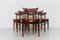 Danish Rosewood Dining Chairs by E.W. Bach for Skovby, 1960s, Set of 6 3