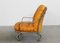 Model 915 Lounge Chair with Footrest in Metal and Leather by Carlo de Carli for Cinova, 1970s, Set of 2 6