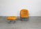 Set of Model 915 Lounge Chair with Footrest in Metal and Leather by Carlo de Carli for Cinova, 1970s 2