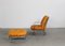 Model 915 Lounge Chair with Footrest in Metal and Leather by Carlo de Carli for Cinova, 1970s, Set of 2 4