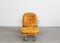 Set of Model 915 Lounge Chair with Footrest in Metal and Leather by Carlo de Carli for Cinova, 1970s 3