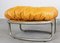 Set of Model 915 Lounge Chair with Footrest in Metal and Leather by Carlo de Carli for Cinova, 1970s 11