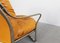 Model 915 Lounge Chair with Footrest in Metal and Leather by Carlo de Carli for Cinova, 1970s, Set of 2 8