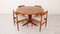 Vintage Danish Extendable Round Dining Table in Teak 2